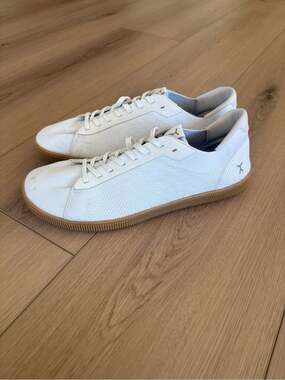 Flux Adapt Knit Trainer sneakers in the White/Gum size 14